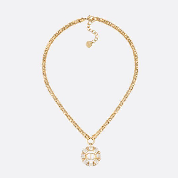 18K Petit Dior Pearls Necklace