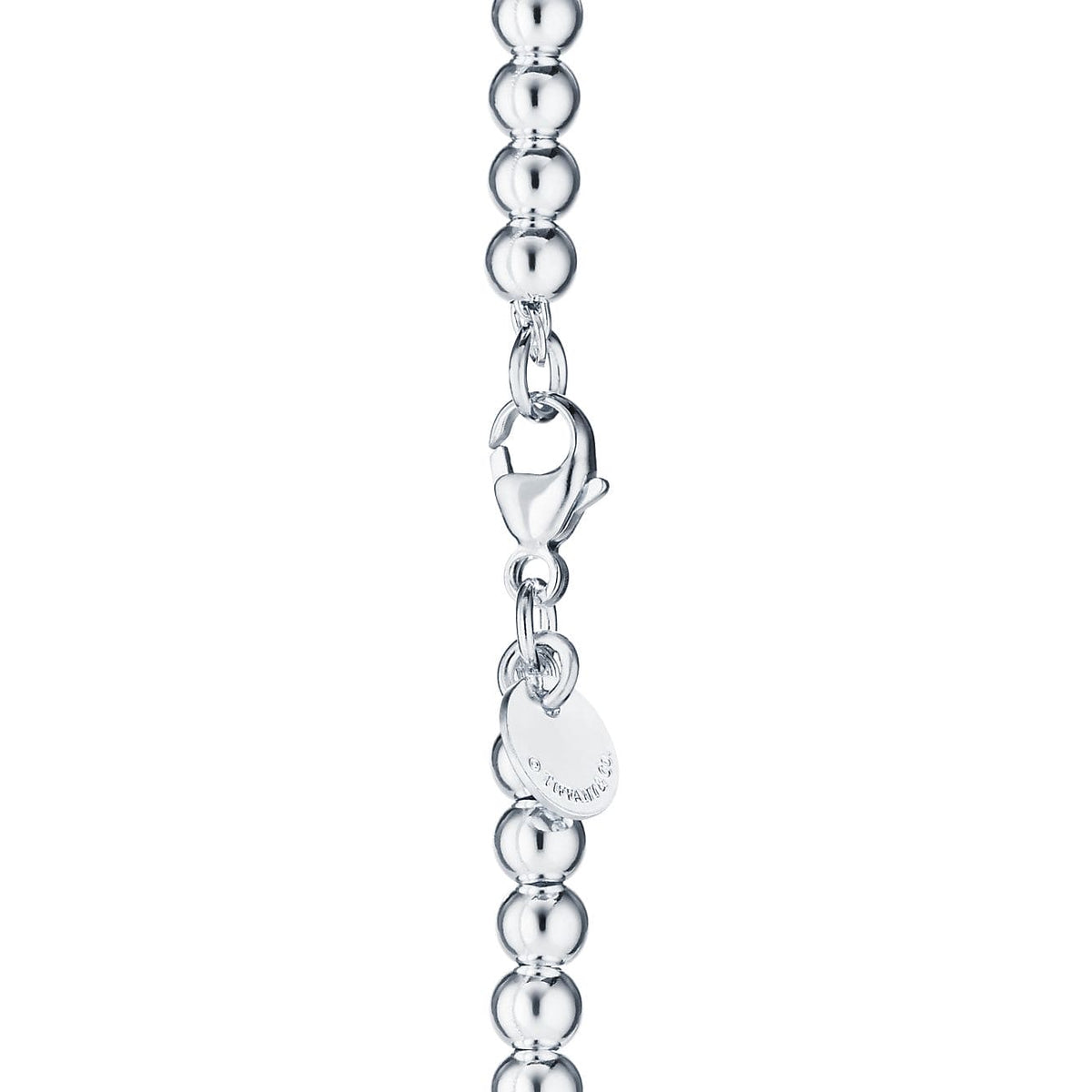 18K Return to Tiffany Pink Heart Tag Bead Bracelet
