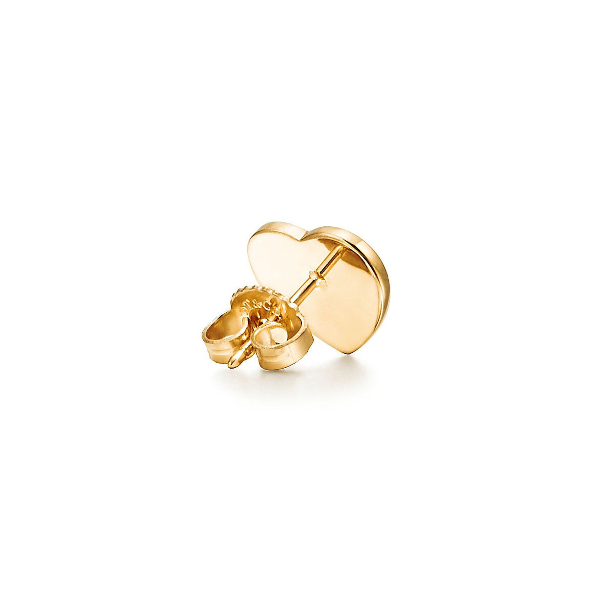 18K Return to Tiffany Heart Tag Stud Earrings