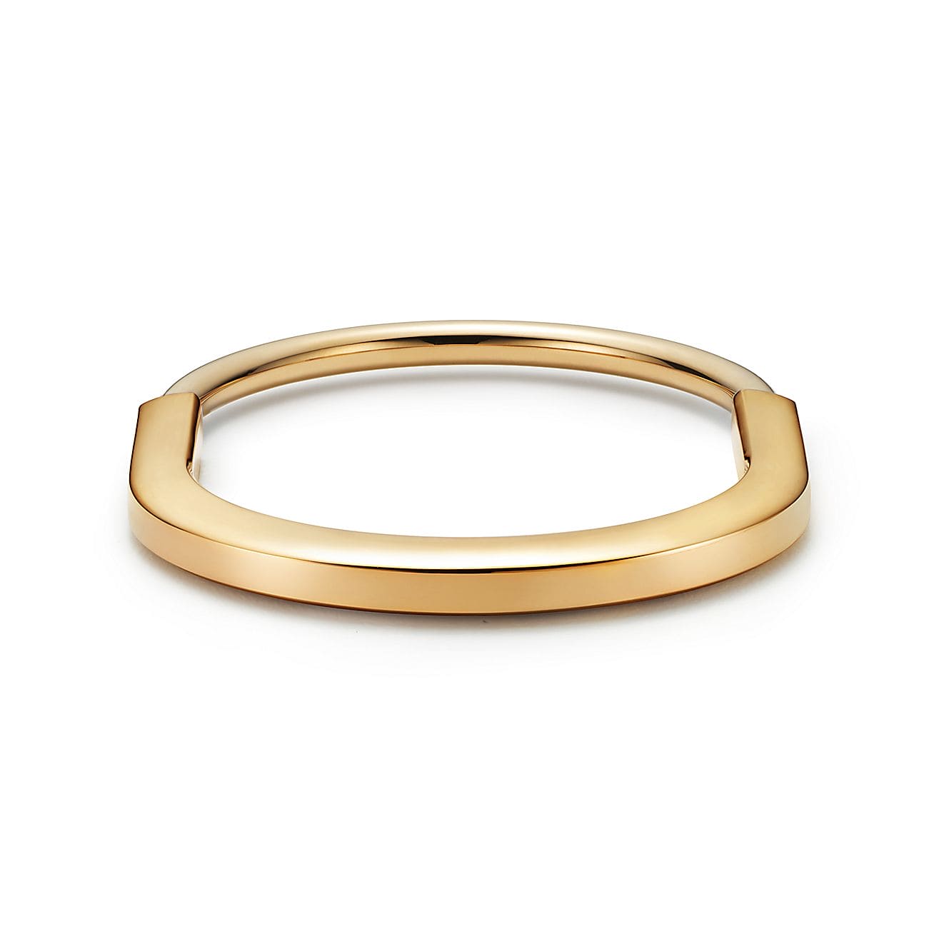 18K Tiffany Lock Bangle Bracelet