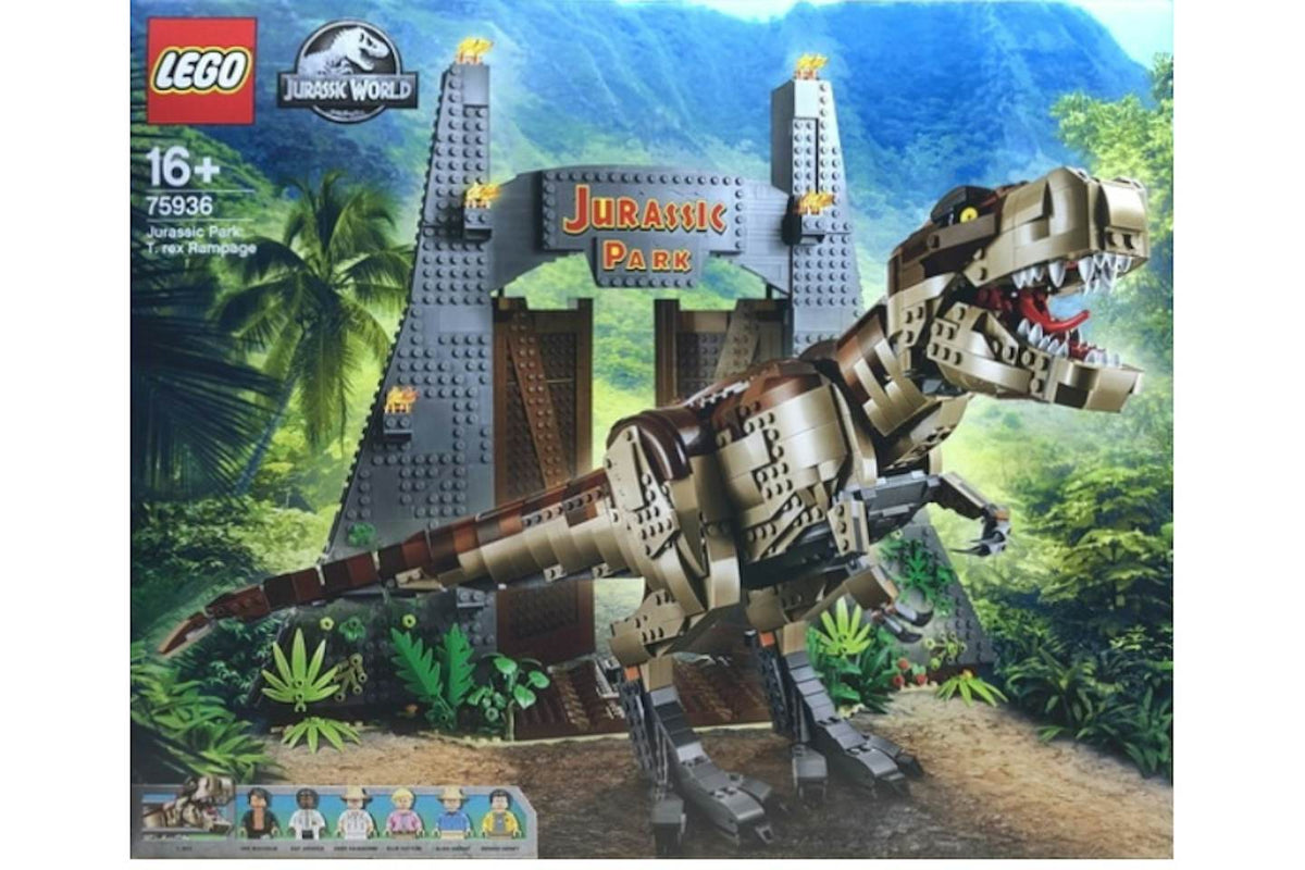 LEGO Jurassic World Jurassic Park: T.rex Rampage 75936 Building Set