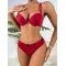 Women's Push-Up Lingerie Set â€?Backless Front-Closure Bra