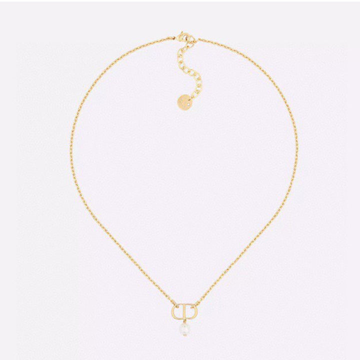 18K Petit Dior Pearl Necklace