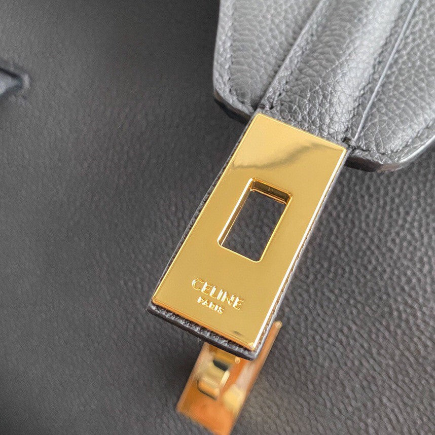 CELINE SOFT BAG 38 CALFSKIN BLACK