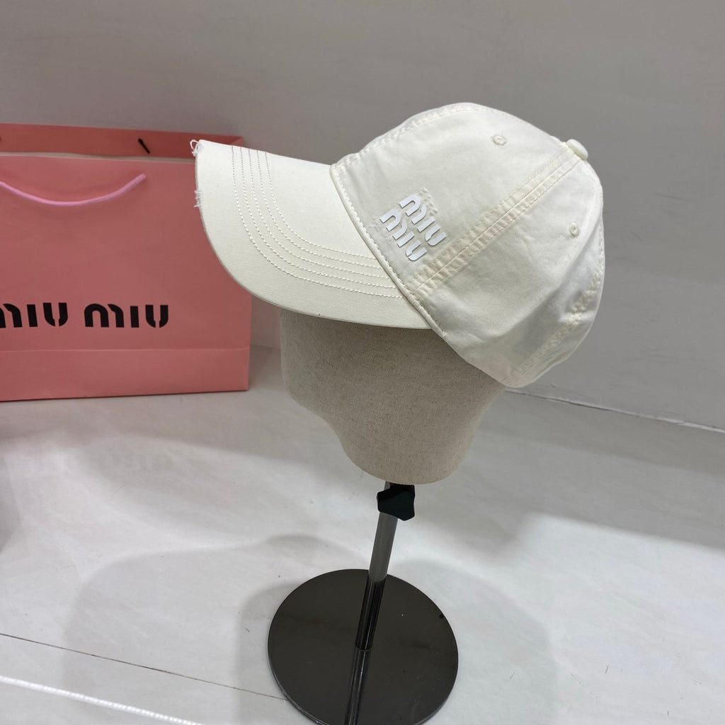 Miu Miu Logo Baseball Cap